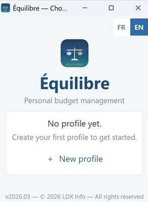 EQUILIBRE   Personal Budget Manager Software Homemade