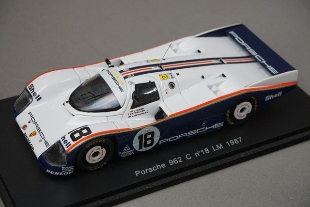 1:43 SPARK S0943 Porsche 962 C Le Mans 1987 #18 model car | eBay