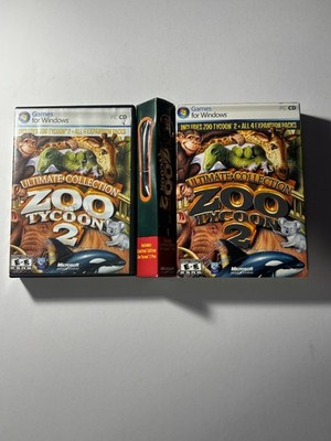 Lot of Zoo Tycoon games and pen