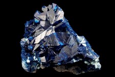 EXTRAORDINARY Large Shattuckite after Calcite Crystal TANTARA MINE, CONGO