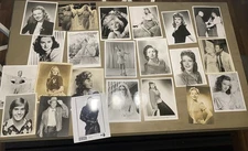 (47) Vintage Hollywood TV Movie Star Publicity Photos and Head Shots