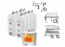 4000 Liter Öltank doppelwandig Kunststoff Komplettset für schmale Türen T202