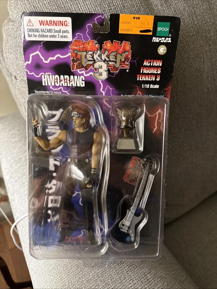 2000 Tekken 3 Hwoarang boneco de ação Epoch Namco novo e lacrado - Imagem 2 de 4