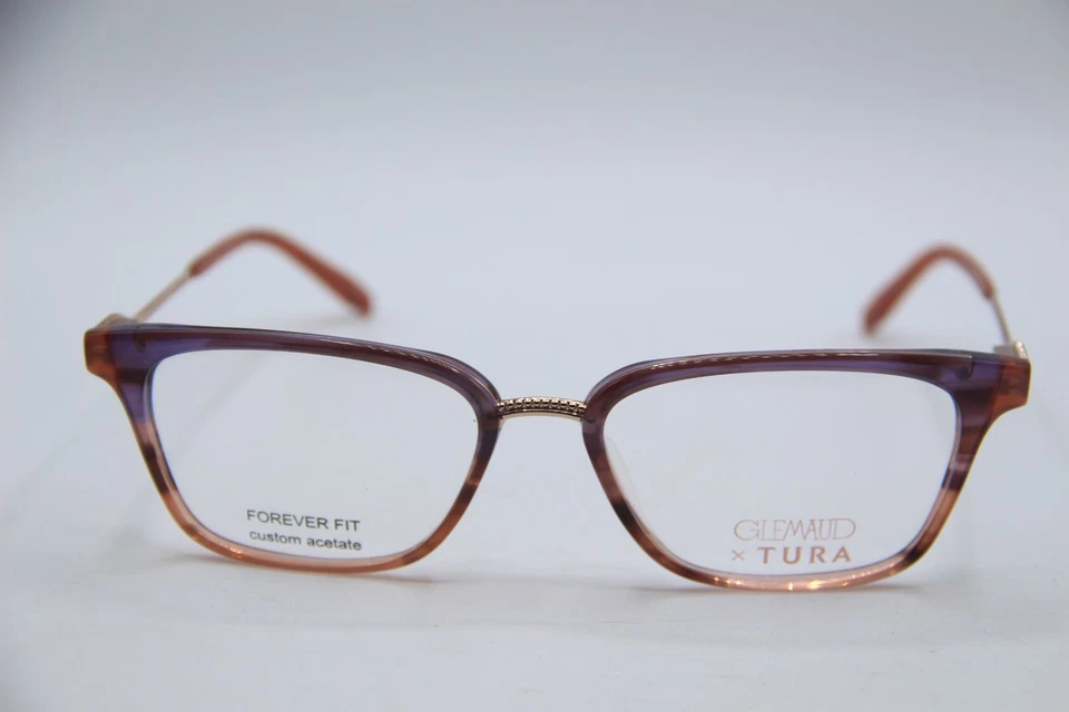 NUEVAS GAFAS GLEMAUD X DURA VGO 004 PÚRPURA PURO MELOCOTÓN MONTURAS AUTÉNTICAS 59-18 Foto 2 de 4