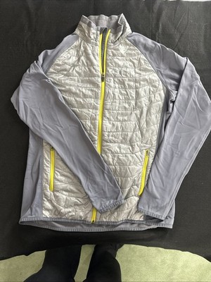 Marmot Women s Large Gray/Lime Variant Polartec Jacket