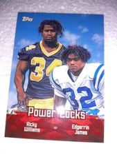 2000 Topps Football Combos TC3 Power Locks
