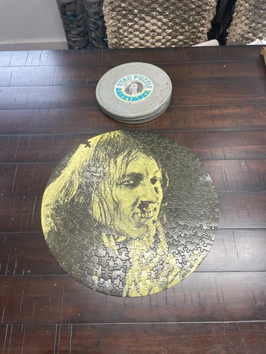 Vintage 1967  Dr. Jekyll and Mr. Hyde Star Puzzle in Tin John Barrymore RARE  