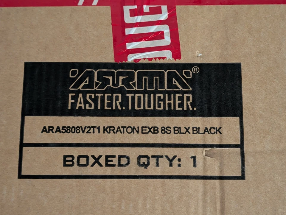 Arrma ARA5808V2T1 Kraton 1/5 EXB 8S RC 4x4 RTR Monster Truck Black - Image 3 of 3