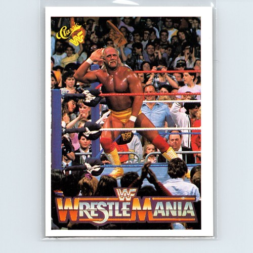 Hulk Hogan #40 1990 Classic WWF The History of Wrestlemania card