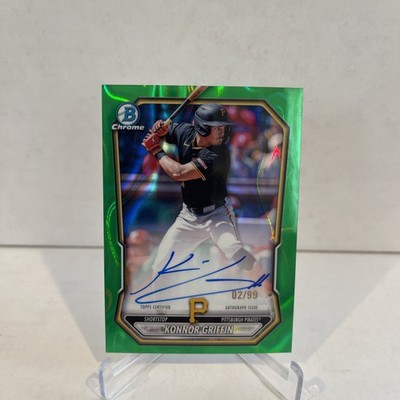 2026 Bowman Chrome #CPA-KG Konnor Griffin Green Lava  Auto /99Pittsburgh Pirates