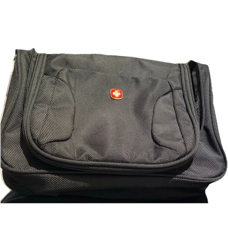 SWISS WENGER Travel Bag Hanging Dopp Kit Urban Tourist Toiletry Overnight Black