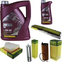 Inspektionspaket 6L Mannol TDI 5W-30 FüR BMW E81 118D 116D 120D E87 123D E88