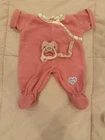 Vintage Cabbage Patch Kids/Doll Clothes Pink Pajamas (504)