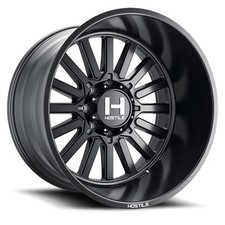 20x9 Hostile H127 Titan Asphalt Satin Black Wheel 8x6.5 0mm