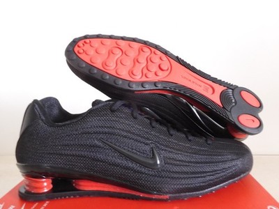 Nike Shox Z Black-Black-University Red Womens Sz 9 [HQ7540-002]