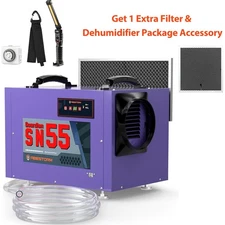 Abestorm Guardian SN55 113 Pint Dehumidifier with Hose for Basement 5y warranty