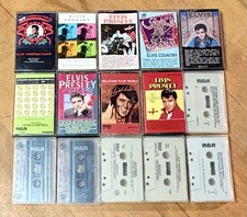 Lot of 15 - ELVIS PRESLEY Cassettes