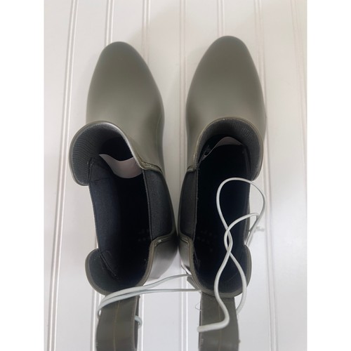 NWT A New Day Waterproof Rain Ankle Boots Green - Size Women's 10 - Picture 6 of 8