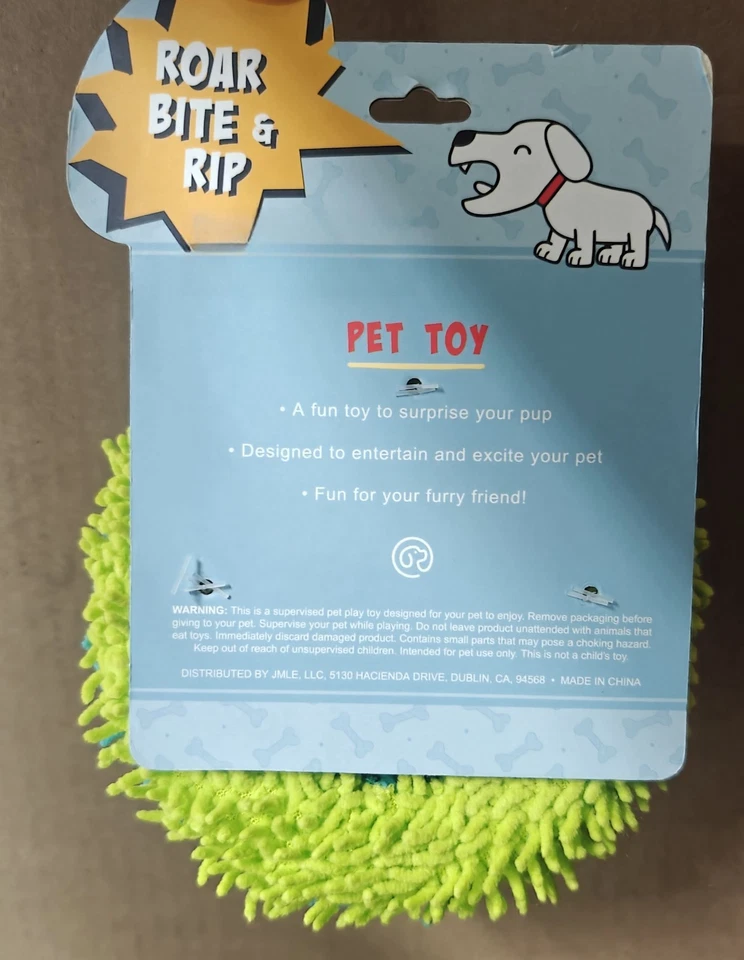 NEW  DOG  TOY Roar Bite And Rip Medium Size  - Image 2 of 2