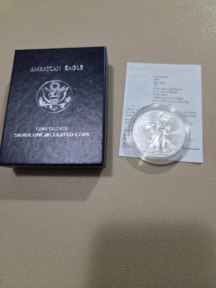 春*番様 アメリカンイーグル銀貨 1オンス2008 25+ American Eagle Silver Bullion Coins 2008 for sale | Updated