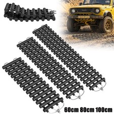 2X Traktionsmatte Traktionshilfe Anfahrhilfe 60-100cm Offroad Tracks Sandbleche