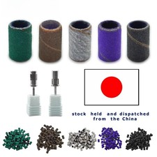Sanding Band Band 100Pc Pedicure Manicure Foot Care Tools 80/150/240# Nail Drill