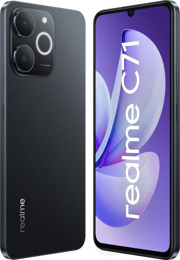 realme C71 (Black, 128 GB 6 GB RAM) UMS9230E Processor 6.75 inch