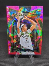 2025 Panini Select WNBA Dominique Malonga Concourse Pink Ice Prizm#60 Rookie RC