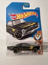 Hot Wheels '67 Pontiac GTO 2015 Muscle Mania 8/10 - Black H14