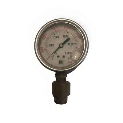 WIKA NUOVA FIMA LIQUID FILLED 5000 PSI Air GAUGE