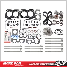 Head Gakest Bolt Set Timing Belt Kit Water Pump for Subaru Forester Impreza 2.5L