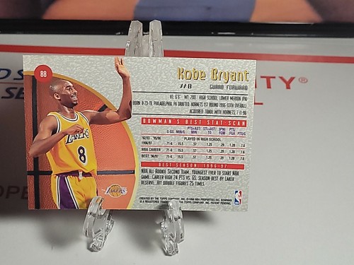 Kobe Bryant 1997-98 Bowman's Best Gold Foil #88 Los Angeles Lakers - Imagen 7 de 7
