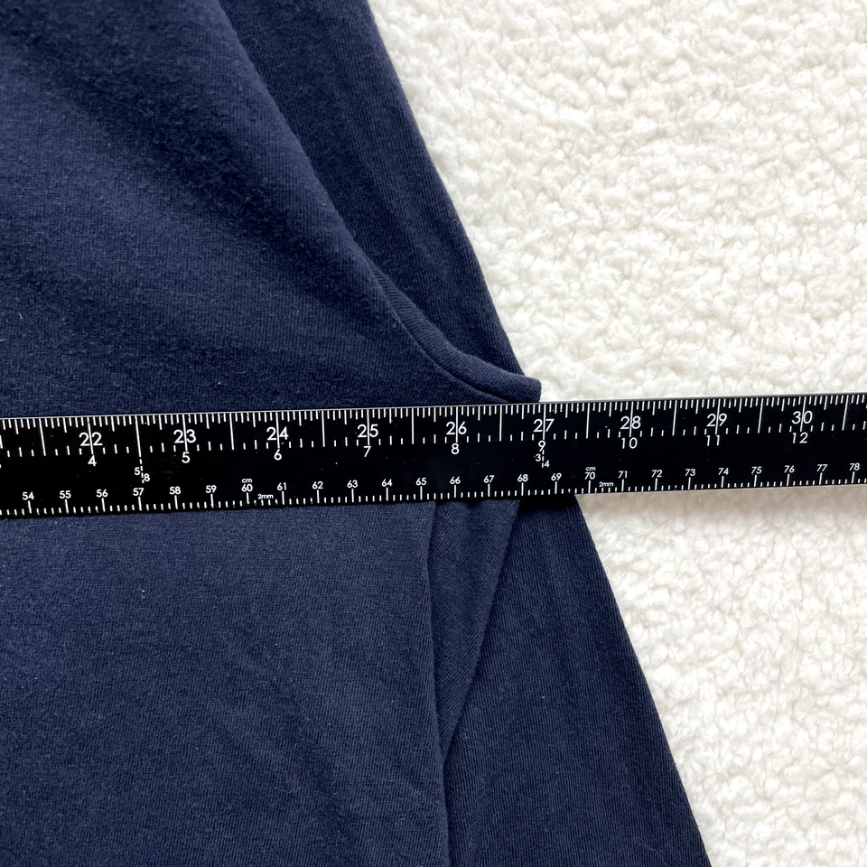 Camiseta Adidas Vintage 2XL XXL Manga Larga Azul Marino Logo Patinador Grunge Y2K Foto 4 de 4