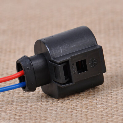 1J0973702 Electrical Harness 2 Pin Connector Plug Wiring Fit For VW Audi 2004-09