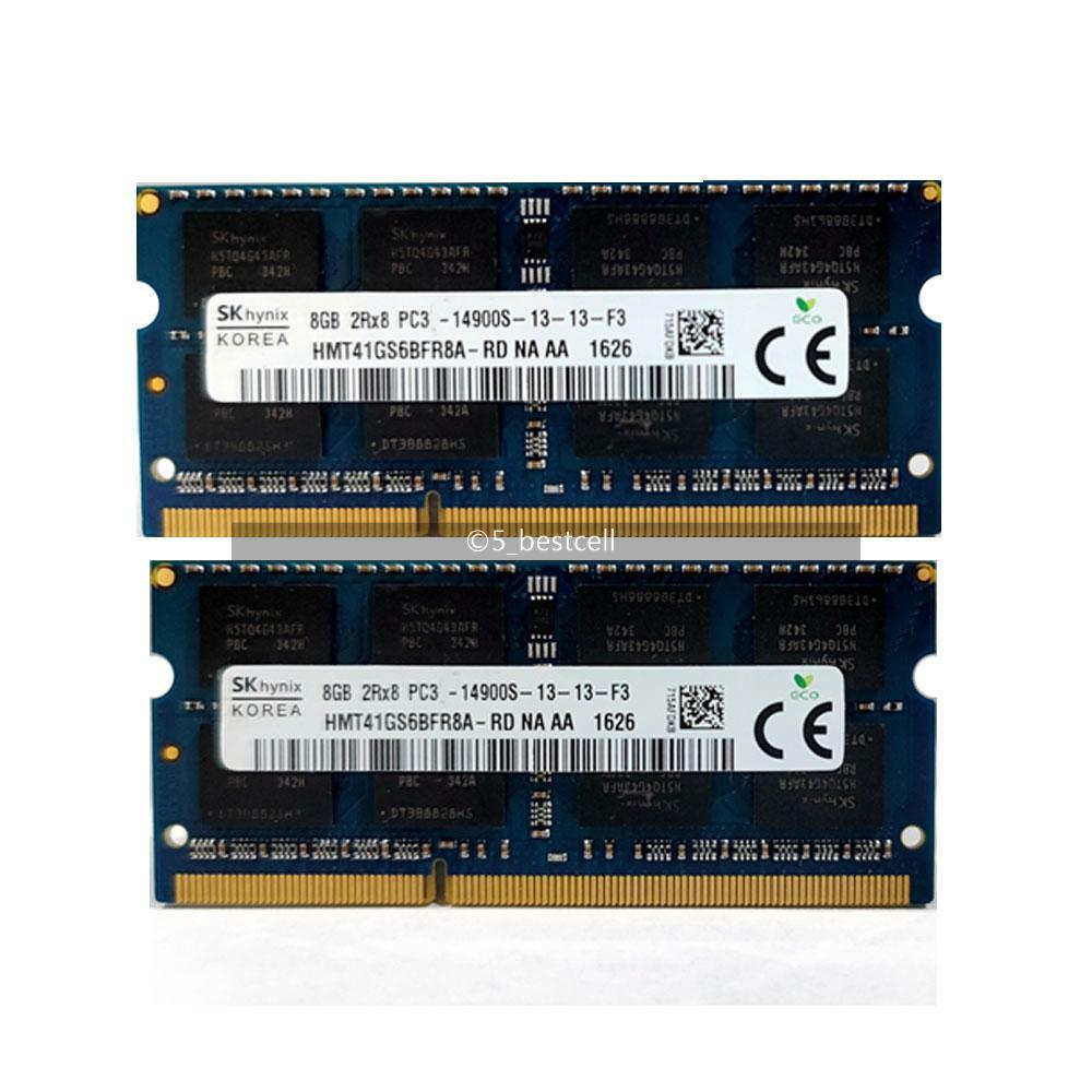 Hynix 16GB 8GB DDR3 1866 MHz PC3-14900 204pin Sodimm Laptop Memory