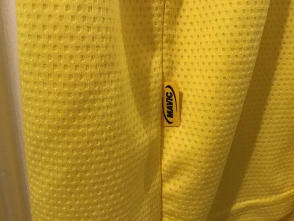 Mavic Notch Graphic Men's Yellow/Black Cycling Jersey Size M - Image 2 of 4