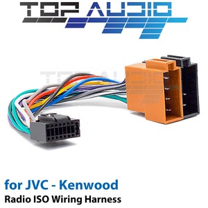 JVC KW-R510 ISO Wiring Harness cable adaptor connector lead loom wire