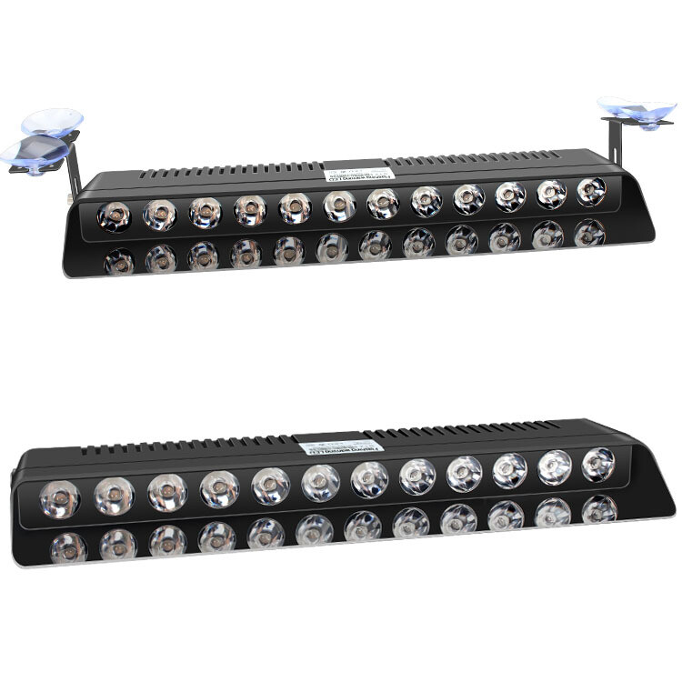 12 LED Car Windshield Emergency Flash Strobe Light For Interior Das ...