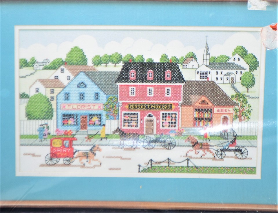 Dimensions Stamped Cross Stitch Kit DOWN MEMORY LANE 3116 Charles