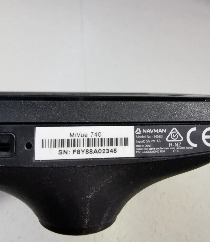 Navman Dashcam MiVue 740 GPS - without mount - Battery not holding Charge - Image 2 of 4