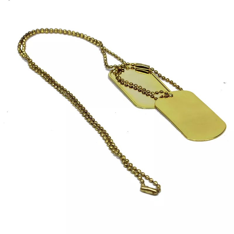 14k gold army dog tags 2025