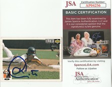 SIGNED ASTROS KEN CAMINITI AUTOGRAPHED CARD CERTIFIED AUTHENTIC JSA COA #AP04256