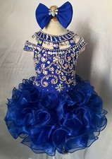 Jenniferwu Pageant Party Princess Birthday Dresses Tulle Tutu Dress for Girls