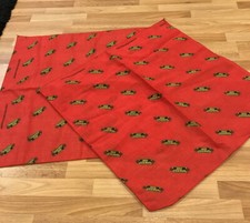 2 VINTAGE 1991 JOSE CUERVO TEQUILA RED BANDANA SCARF LOT NEW