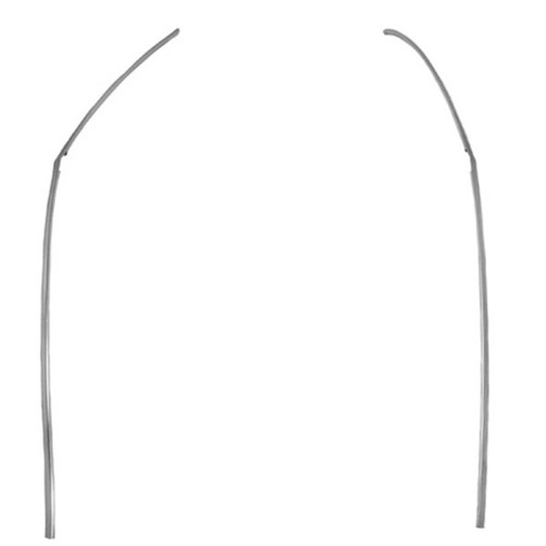 Dynacorn 5-Piece Windshield Molding Set W/ Retainer For Camaro 1970-1981 - Chrome