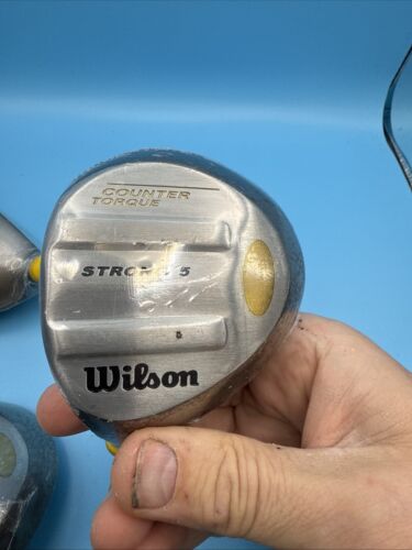 WILSON COUNTER TORQUE MIDSIZE Left handed Driver/ Woods 4 Clubs Heads Only NEW - Picture 8 of 9