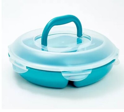K85500 LocknLock Chip & Dip Storage Set w Handle Lid,Food & Snack Storage K85500