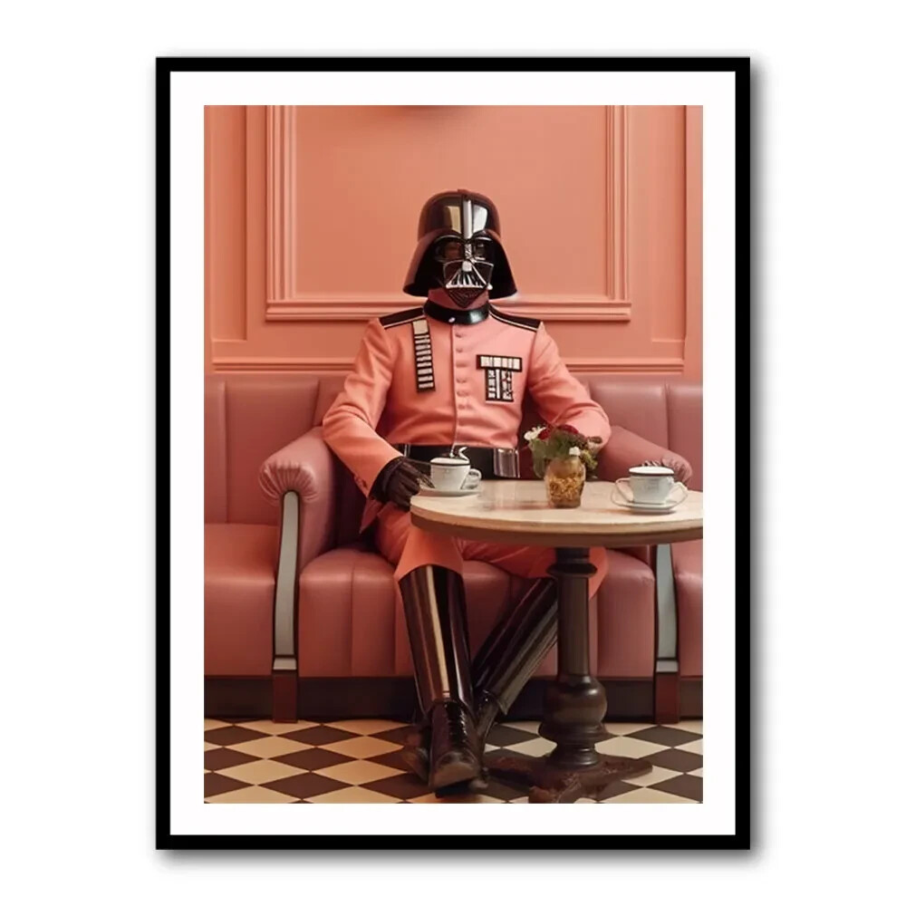 Vader Coffee Time Wall Art PREMIUM POSTER PRINT HIGH QUALITY THICK