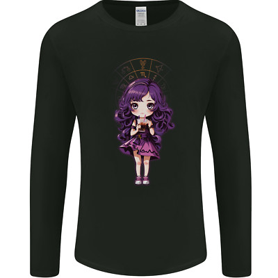 Anime Leo Chibi Herren Langärmelig Maglietta