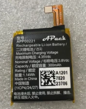 APP00221 - New Original 300mAh 3.8V Battery Batterie for APACK Watch 1ICP4/24/27